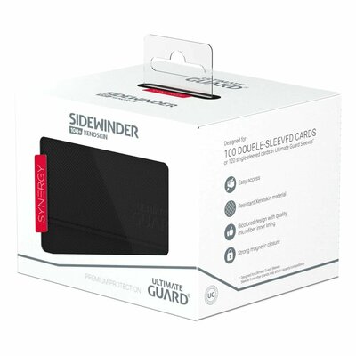 Krabička na karty Ultimate Guard SideWinder 100+ XenoSkin Synergy BLACK/RED