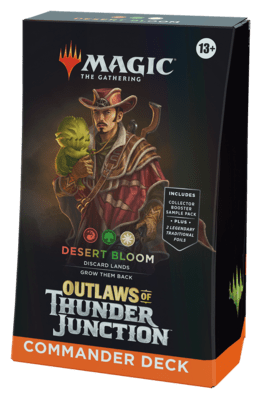 Outlaws of Thunder Junction Commander Deck - Desert Bloom - Magic: The Gathering