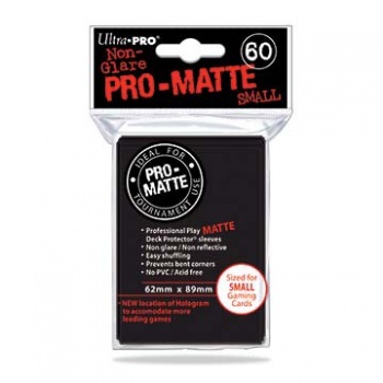 Obaly UltraPRO Small Sleeves - Pro-Matte - Black (60 Sleeves)
