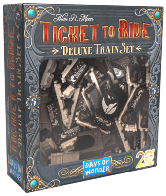 Ticket to Ride Deluxe Train Set (20. výročie) - čierna