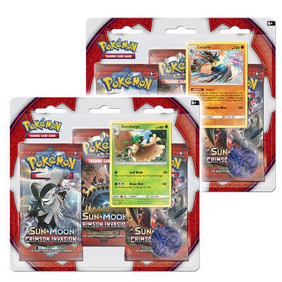 Pokémon: Crimson Invasion - Decidueye 3-pack Blister 