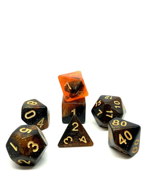 Kocky RPG set Confetti Galaxy Amber (7ks)