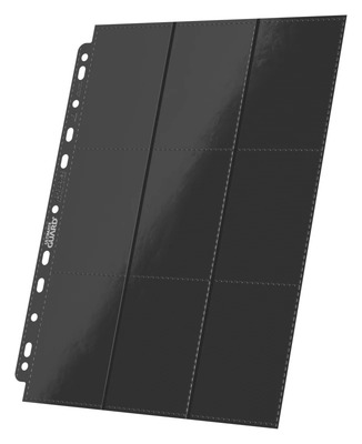 Album strana Ultimate Guard 18-pocket pages side-loading BLACK (10ks)