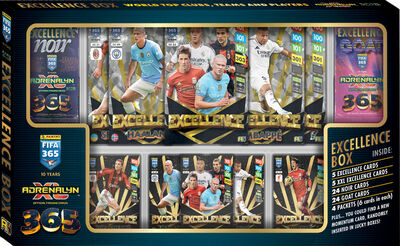 Panini FIFA 365 Adrenalyn XL 2025 Excellence BOX (58kariet + 4 boster)