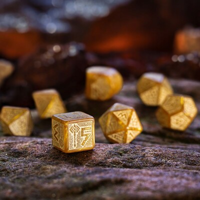 Kocky Dwarven set Gold (7ks) RPG set