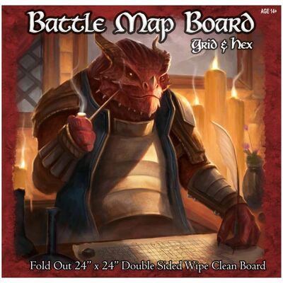 Mapa RPG - Battle Map Board Grid & Hex
