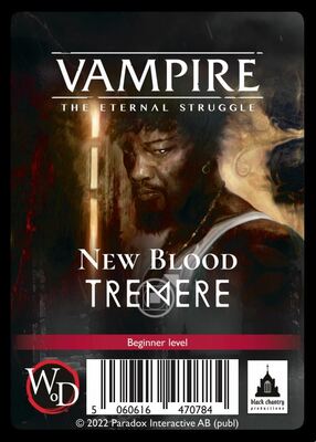 Vampire: The Eternal Struggle: Tremere - New Blood preconstructed intro deck