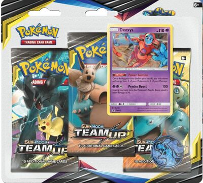 Pokémon: Deoxys 3-Pack Blister Sun and Moon 9 - Team Up