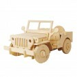 3D Puzzle - Armádny jeep na diaľk. ovládanie