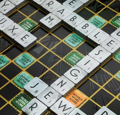 Scrabble Art Deco Tin