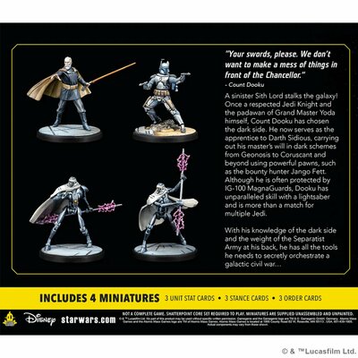 Star Wars: Shatterpoint - Twice the Pride – Count Dooku Squad Pack