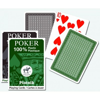 Karty 100% Plastic Poker single