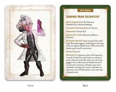 Dungeonmeister NPC Generator Deck