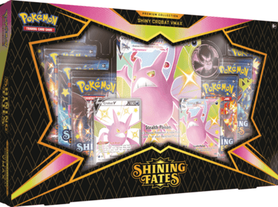 Pokémon: Shiny Crobat Premium Collection Shining Fates Sword and Shield 4,5