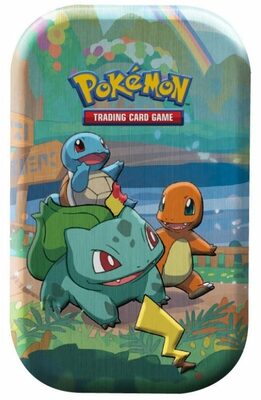 Pokémon 25th Anniversary Mini Tin - Charmander, Bulbasaur, Squirtle (Kanto starters)