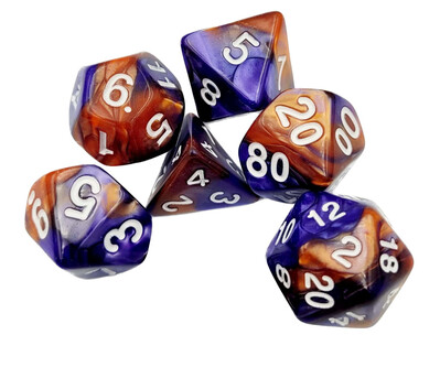 Kocky RPG set Racing Copper/Purple (7ks)