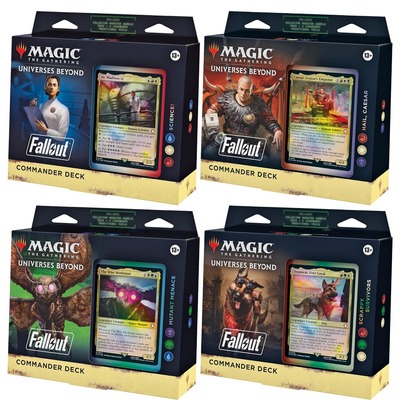 Fallout Collector Commander Deck BUNDLE - Magic: The Gathering