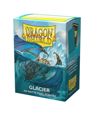 Obaly Dragon Shield Standard size - Matte Dual Glacier (100 Sleeves)