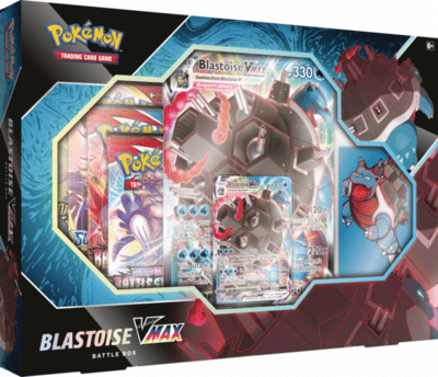 Pokémon Blastoise V-Max Battle Box