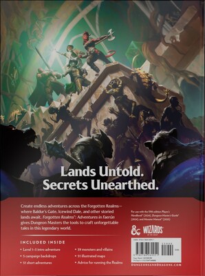 D&D 5E RPG Forgotten Realms: Adventures in Faerun Dungeon Master Expansion