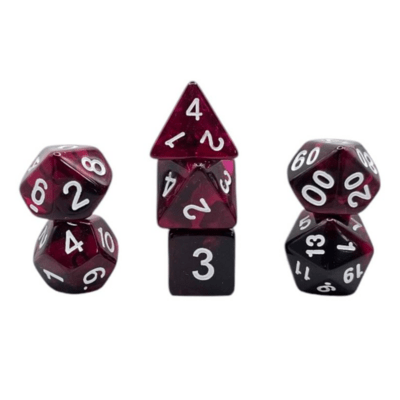 Kocky RPG set Dark Magenta (7ks)