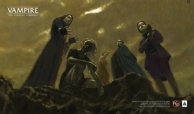herná podložka Vampire the Eternal Struggle Judgment Camarilla
