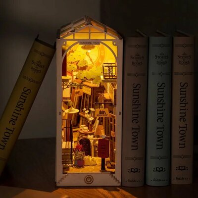3D puzzle Živá kniha – Historická ulička s LED osvetlením