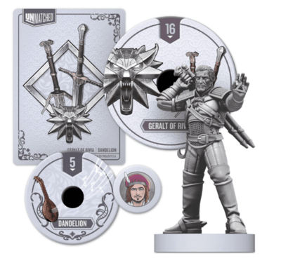 Unmatched Witcher - Steel & Silver