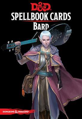 D&D 5E RPG Bard Spellbook Cards