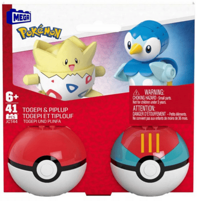 Mega Construx: Pokémon Poke Ball TOGEPI & PIPLUP
