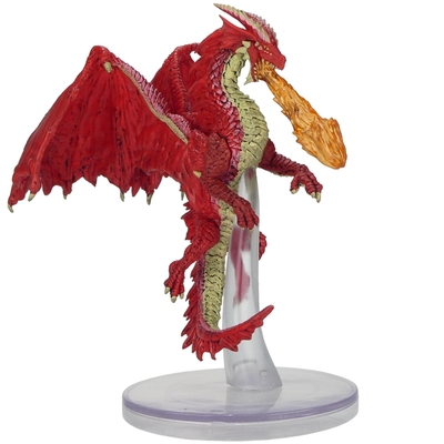 Dungeons & Dragons - Icons of the Realms Miniatures: #44 Young Red Dragon (Fangs and Talons)