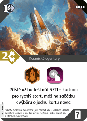 Bonus: Promo K SETI: Kosmické agentury