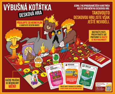 Výbušná koťátka: Desková hra