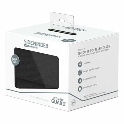 Krabička na karty Ultimate Guard SideWinder 100+ XenoSkin Monocolor BLACK