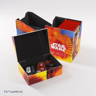 Krabička na karty Gamegenic Soft Crate Star Wars: Unlimited LUKE/VADER