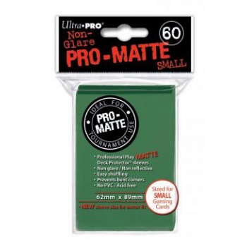Obaly UltraPRO Small Sleeves - Pro-Matte - Green (60 Sleeves)