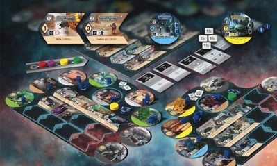 New Frontiers: The Race for the Galaxy Board Game