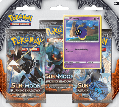 Pokémon: Cosmog 3-pack Blister - Sun & Moon: Burning Shadows