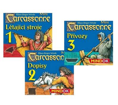 Carcassonne Mini Set 1 a 2 a 3