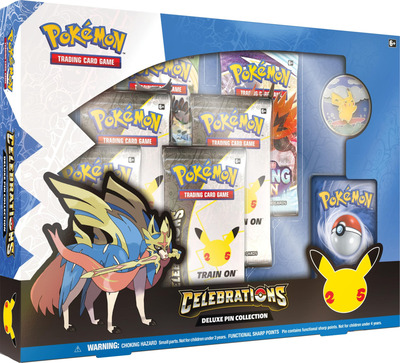 Pokémon Deluxe Pin Collection 25th Anniversary Celebrations