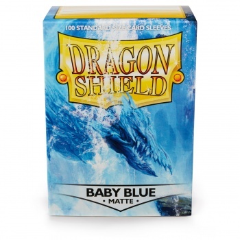 Obaly Dragon Shield Standard Sleeves - Matte Baby Blue (100 Sleeves)