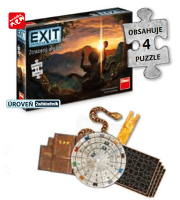 EXIT Puzzle - Ztracený chrám (4x puzzle s 88 ks)