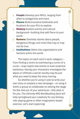 The Ultimate RPG Worldbuilding Deck