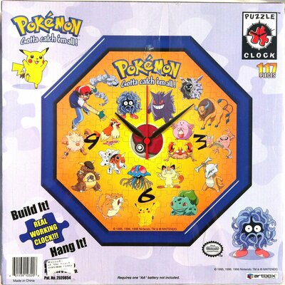 Pokémon Puzzle hodiny