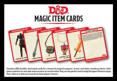 D&D Magic item cards
