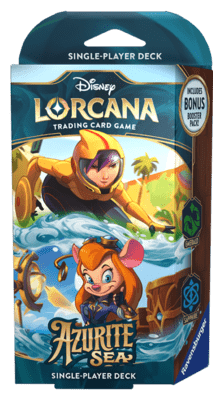 Disney Lorcana: Azurite Sea Starter Deck Emerald & Sapphire