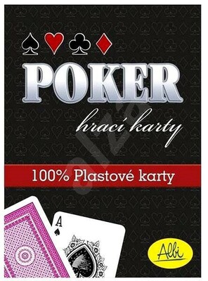 Poker karty plastové