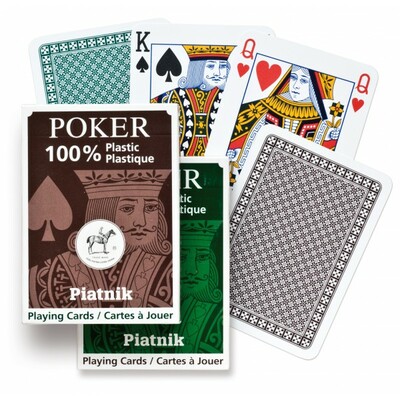 Karty 100% Plastic Poker single