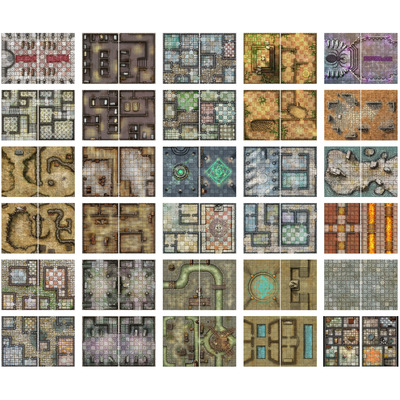 Big Book of Battle Mats Cells & Shrines