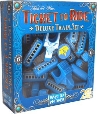 Ticket to Ride Deluxe Train Set (20. výročie) - modrá